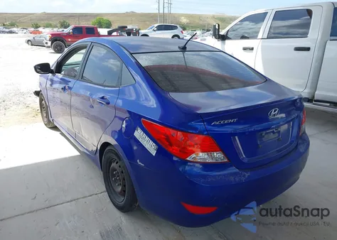 2014 Hyundai Accent Gls из США, поврежденный, VIN KMHCT4AE3EU727960